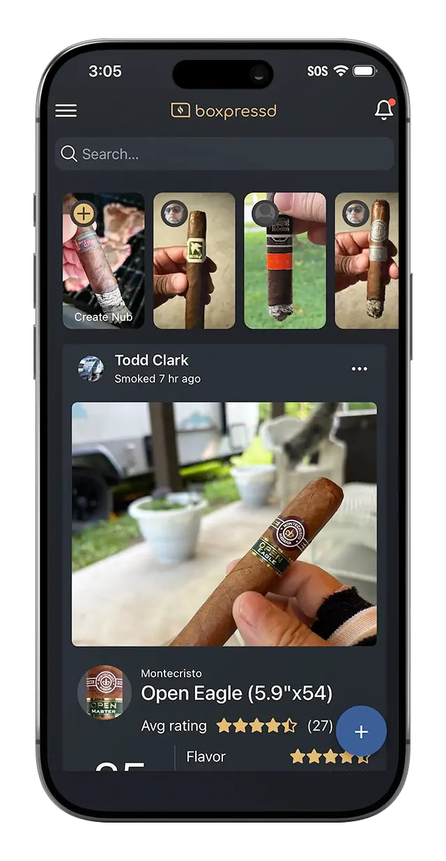 Boxpressd community app shown on a phone